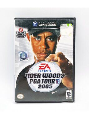 Tiger Woods PGA Tour 2005 Nintendo GameCube  2 Discs Tested  CIB
